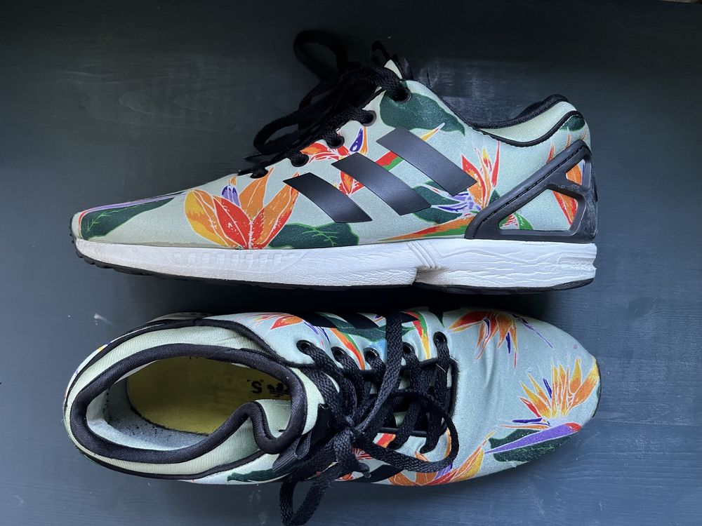ADIDAS - incaltaminte sportiva model FLUX ZX floral