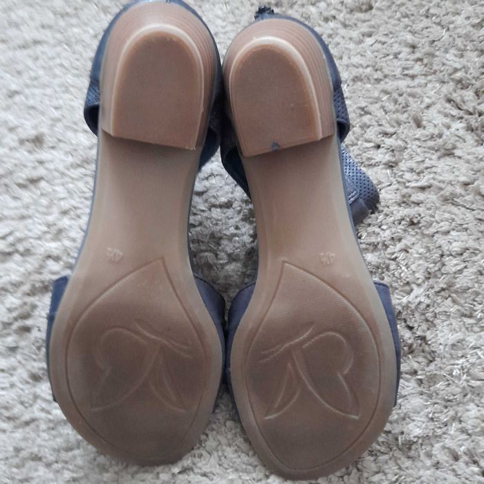 Сандали Caprice черни, естествена кожа 37,5