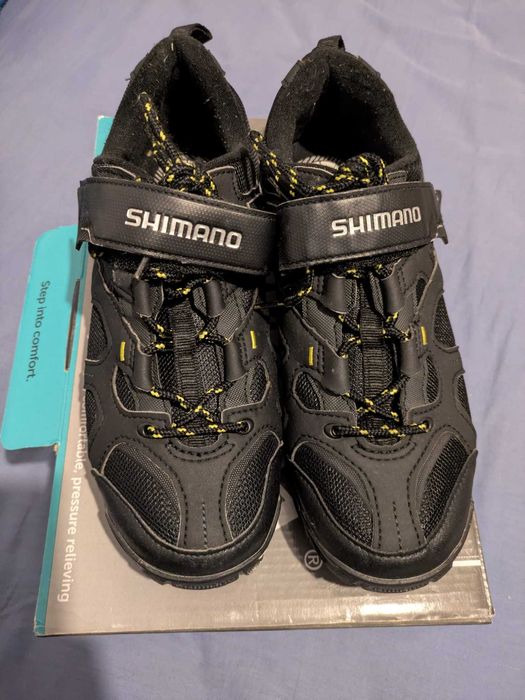 Pantofi Shimano MT43 cu placute + pedale SPD M324 Shimano