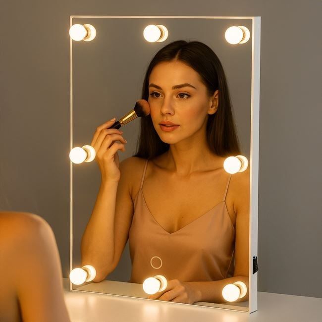 LED огледало за гримиране