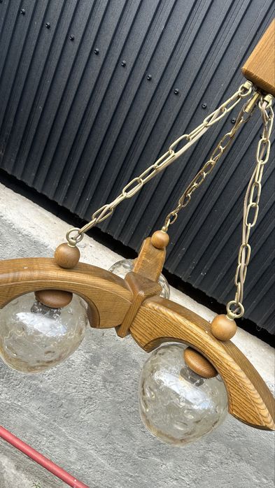 Lustră din Lemn de nuc