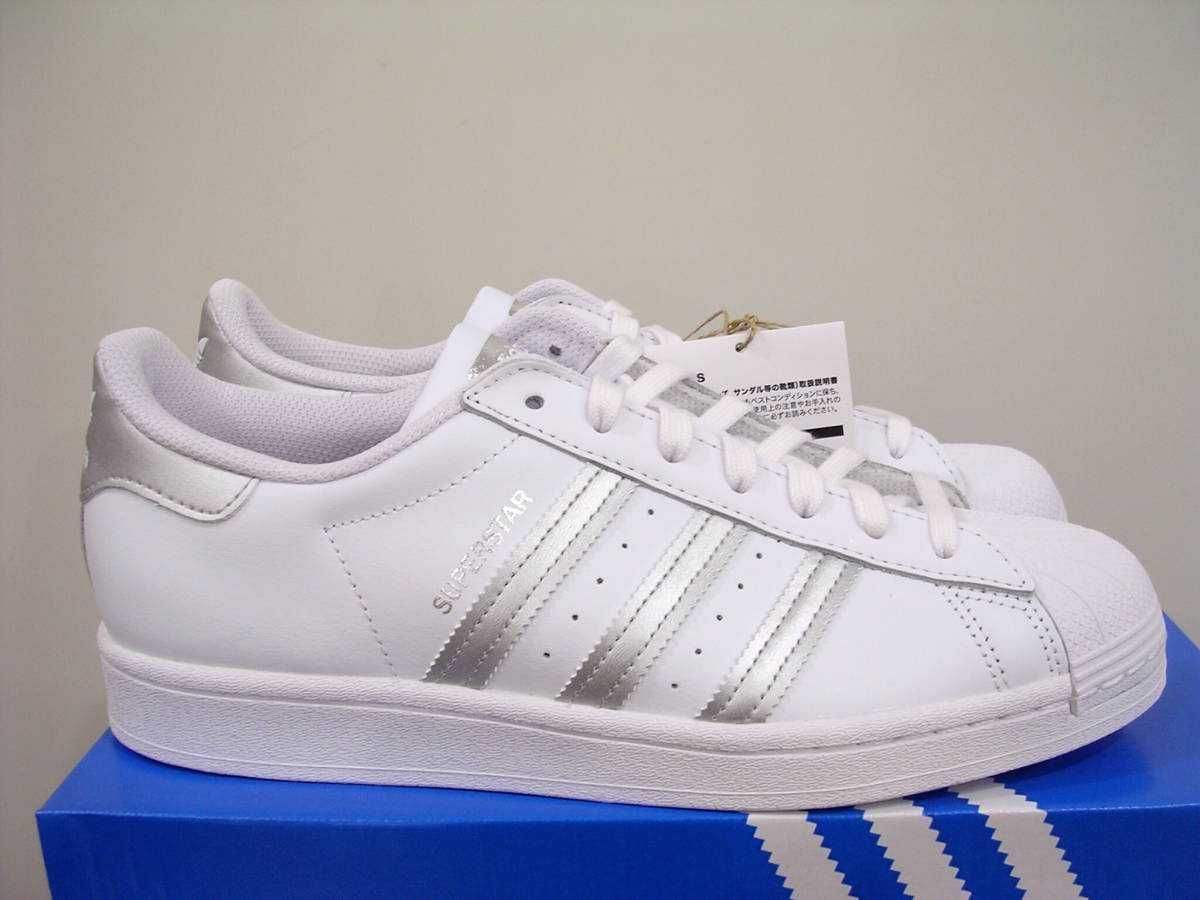 Оригинални маратонки *ADIDAS SUPERSTAR Silver  * EU 42 2/3 - 43 1/3