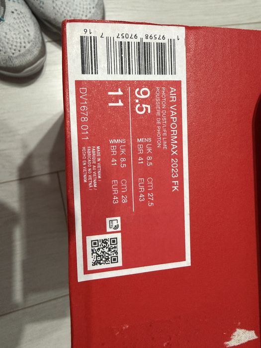 NIKE VAPORMAX, Originali, noi in cutie