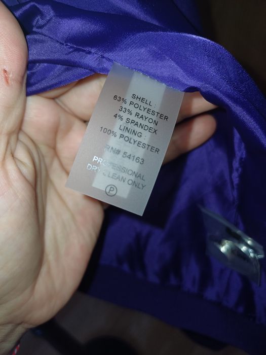 Calvin Klein  лилаво сако 18, XXL