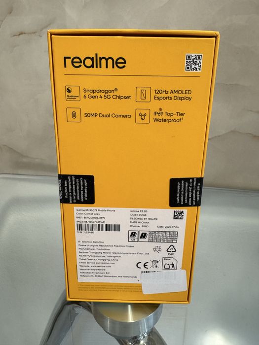 Realme P3 5G - 512 GB Memorie 12 GB RAM - NOU SIGILAT