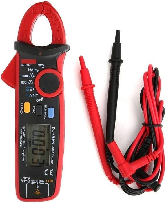 Uni-t Ut211b AC/DC Мини Ампер клещи True RMS