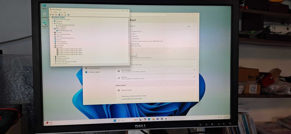 Calculator Dell SFF i3 8GB RAM, SSD NVMe + HDD, HDMI, Windows 11