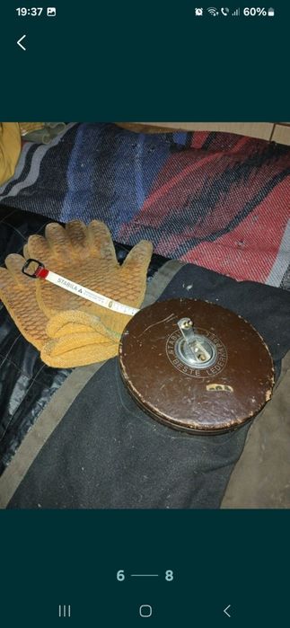 Ruletă veche Stabila Beste Lederkapsel 30,m