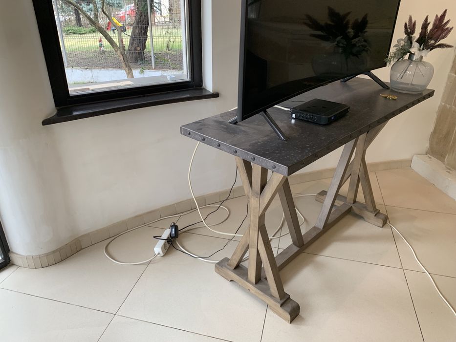 Masa cafea si consola tv Mobexpert, stil industrial