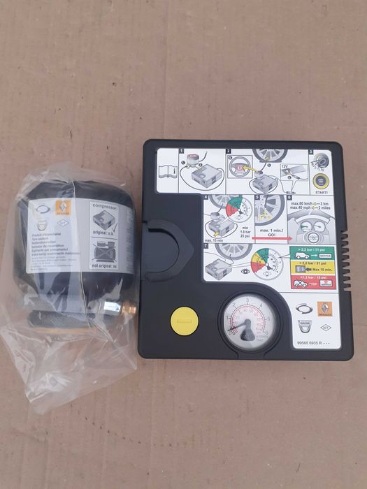 Compresor auto umflat roti,spuma kit reparatie pana pt. DACIA, RENAULT