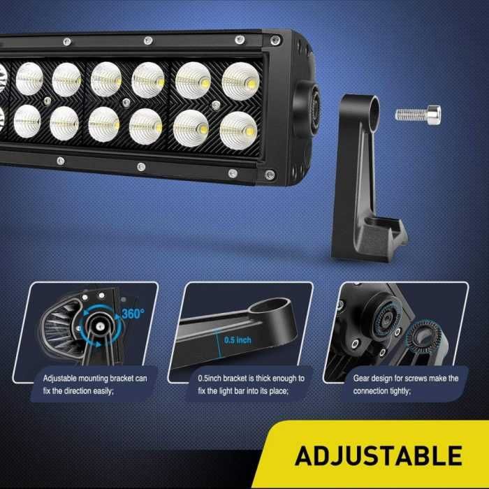 TRANSPORT GRATUIT Led Bar 180W Combo CURBAT 18000 Lm 81cm Black Series