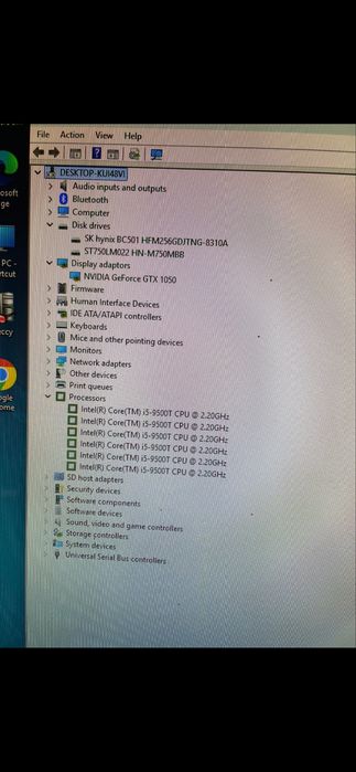 Pc, HP Pavilion Gaming  i5-9500,16gb ram, GTX1050, 1tera