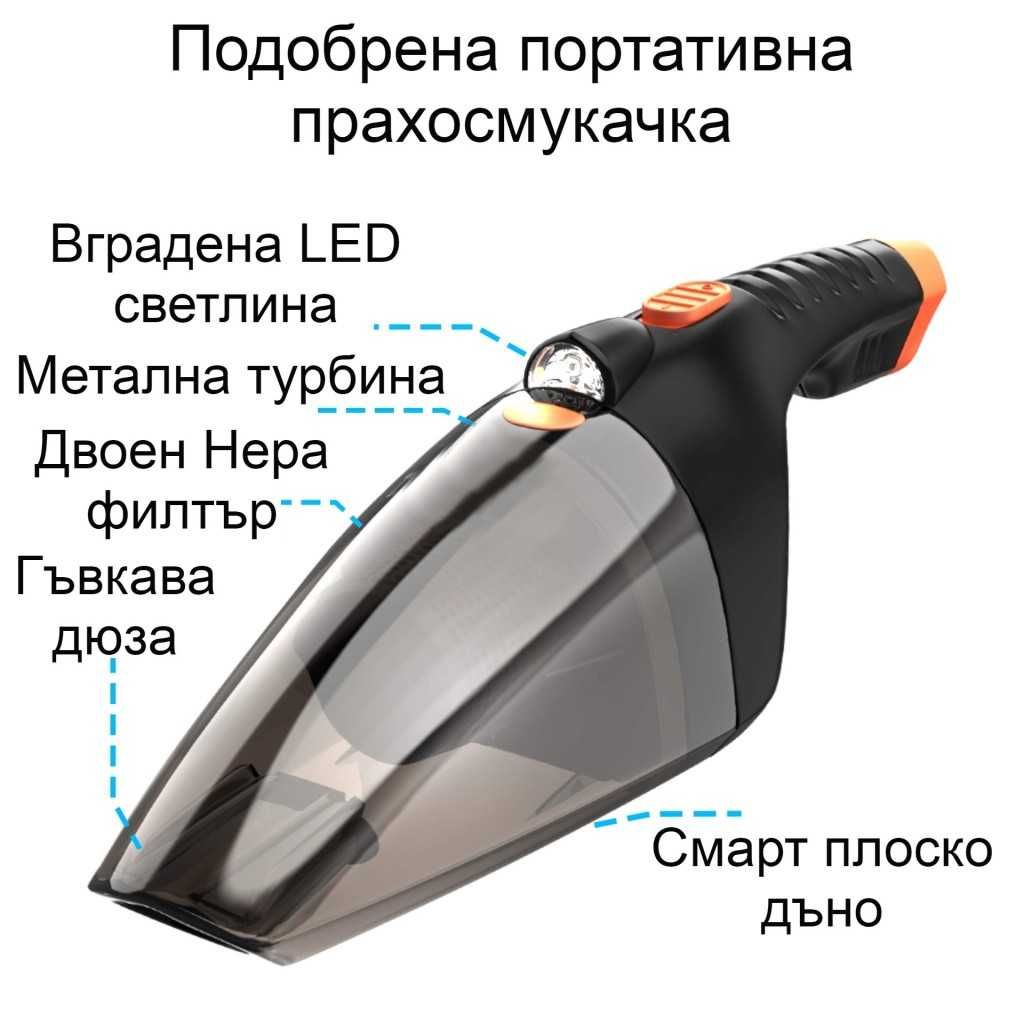 Ръчна преносима автомобилна прахосмукачка 106W - AUTO CLEAN14