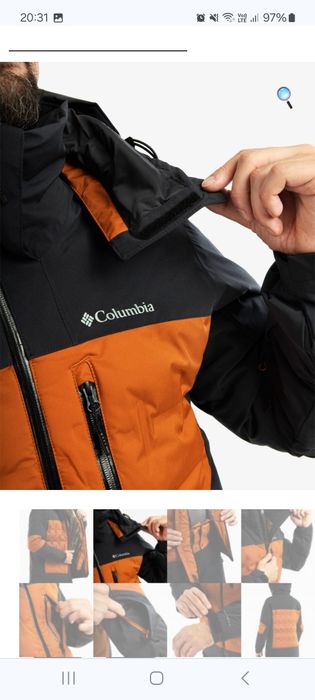 Geaca ski columbia impermeabilă barbati marimea L