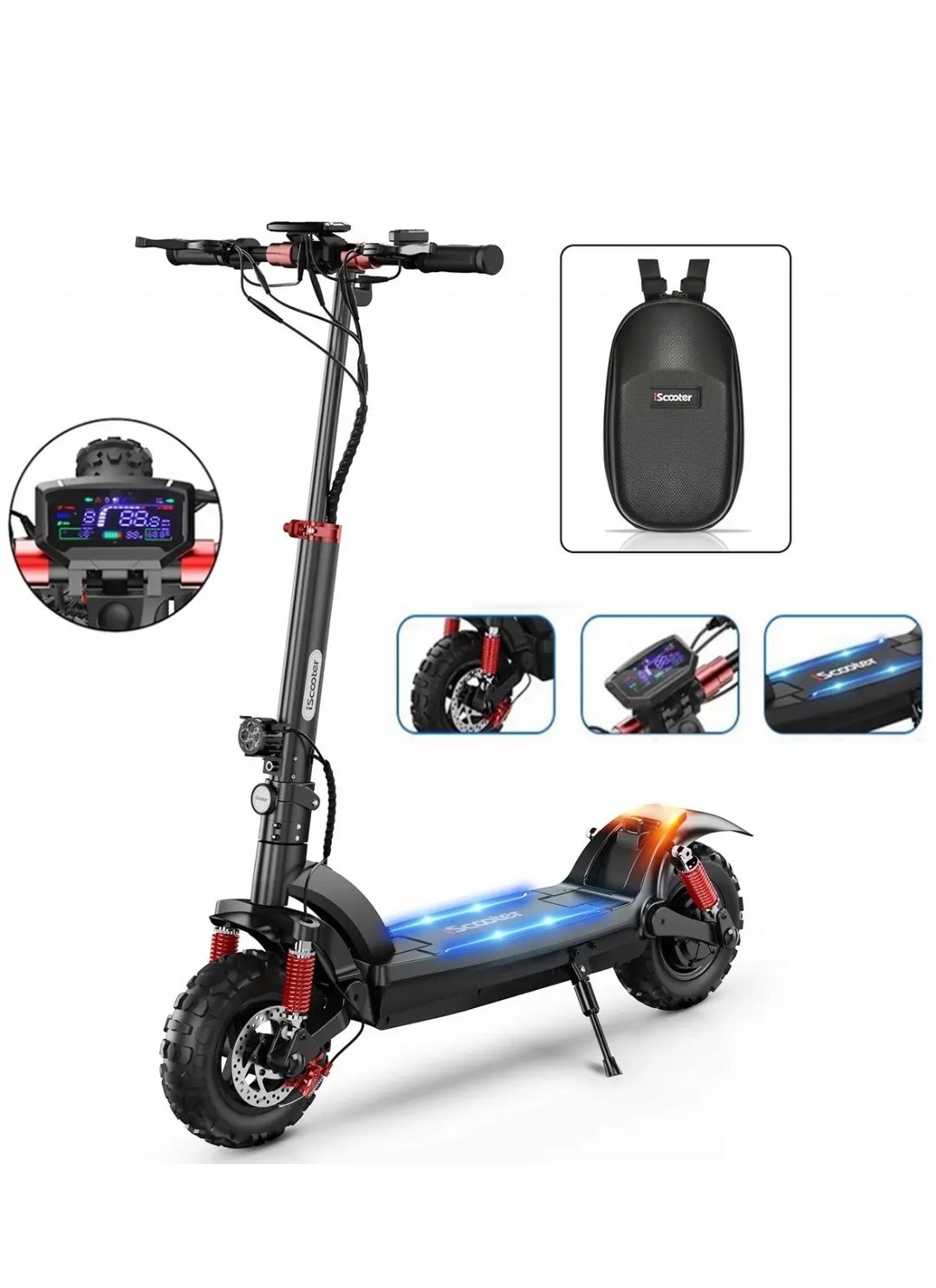 E-Scooter Offroad iScooter ix6 1000w 17.5AH 1000 W 45 km/h
