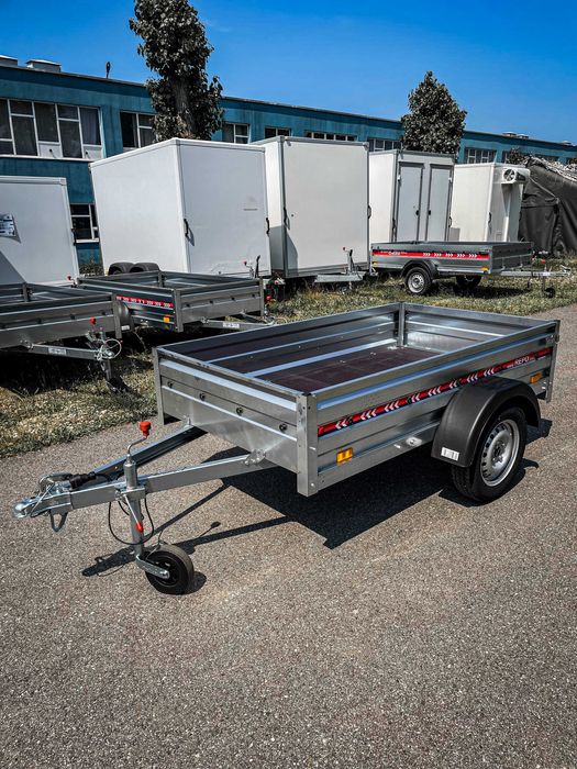 Remorcă REPO 750kg, MonoAx, RAR, Asigurare + Număr inclus