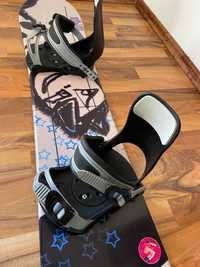 Placa snowboard 146cm cu legaturi