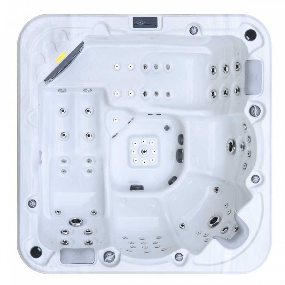 Jacuzzi de exterior SPA Visoli® 5A21, Fatada PVC Gri - 5 Persoane