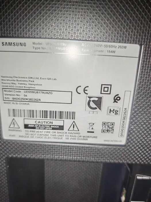 OFERTA! LED Smart Samsung, 165 cm, UE65MU6179, 4K Ultra HD, Clasa A