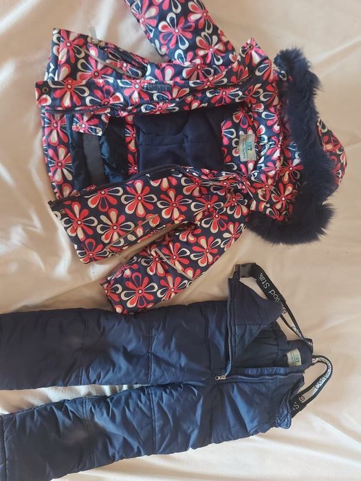 Детский теплый зимний костюм