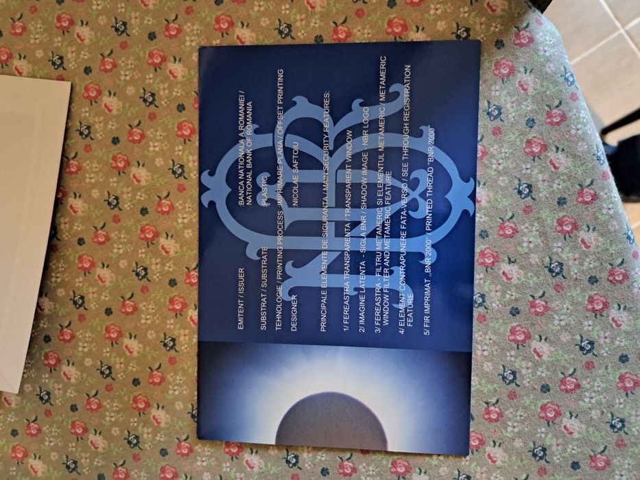 Vand bancnota 2000 lei eclipsa 1999