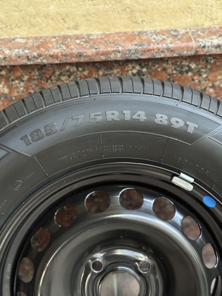 185/75R14 Kobalt Zapaska yangi diska balon