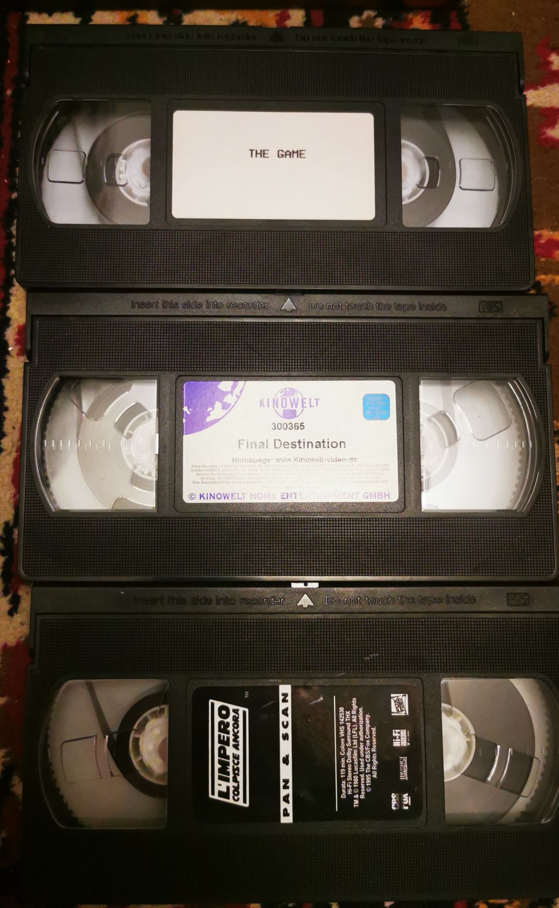 Casete video Vhs Filme Reclame