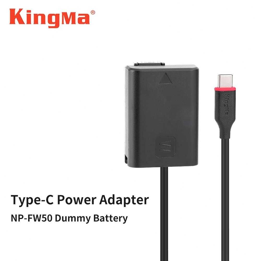 Alimentator USB-C NP-FW50 Sony ZV-E10 A6500 A6400 A7 A7II A7RII A7SII