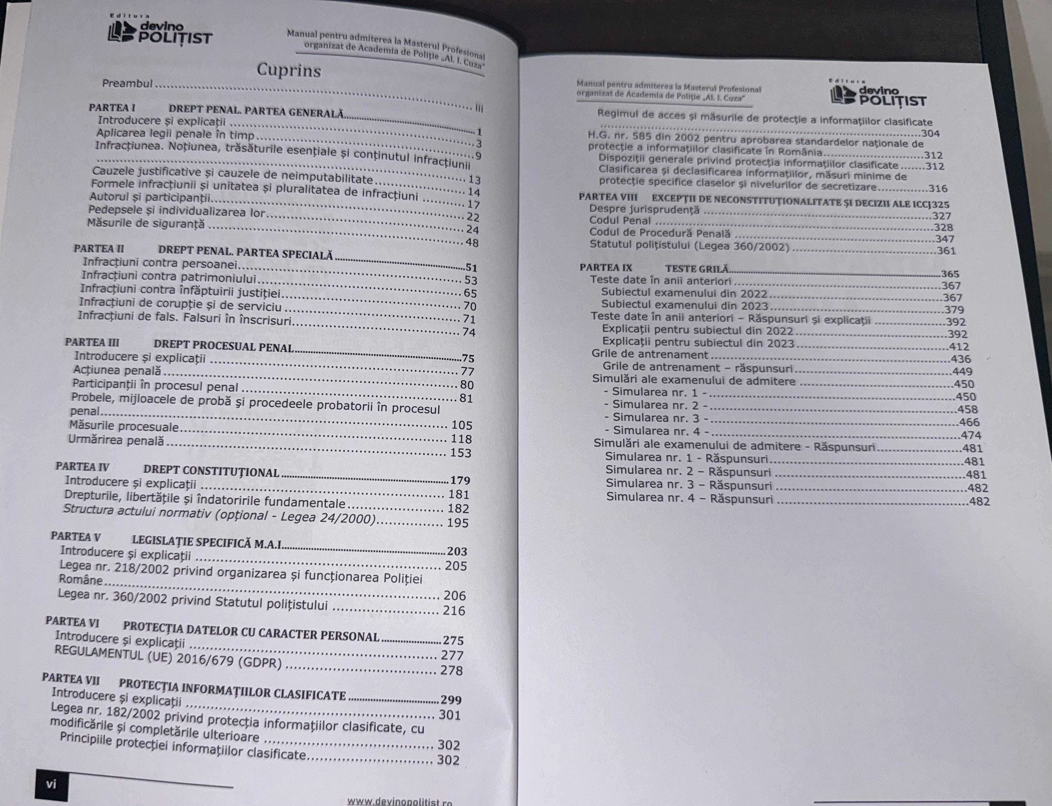 Manual Grile Academia de Politie