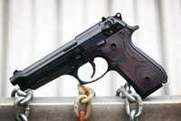 #Pistol Airsoft Special Edition Beretta upgrade 4,6jouli/co2/6.08mm