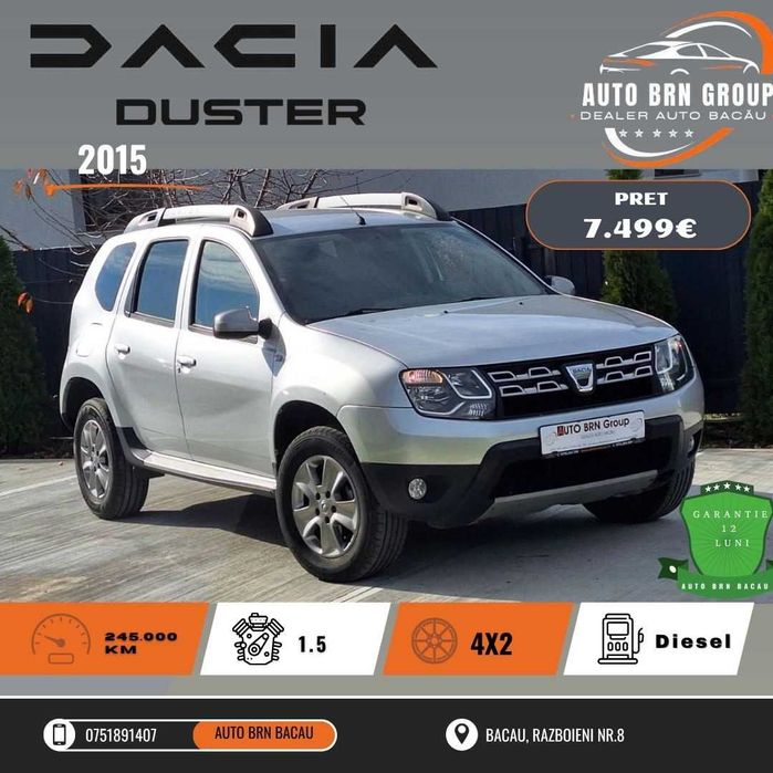 Dacia Duster 1.5 Diesel 4X2, 2015