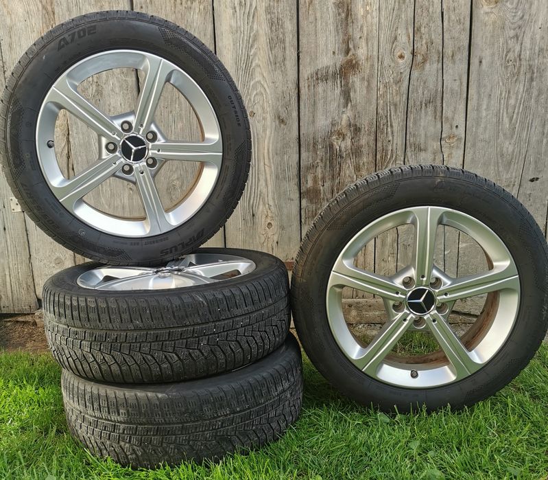 jante originale Mercedes clasa A si CLA + anvelope 205 55 R17