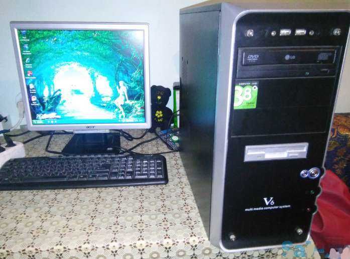 Мощный Ретро компьютер на WindowsXP в сборе для работы и игр