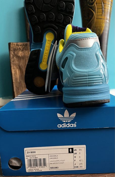 Adidas Torsion ZX8000 aqua blue
