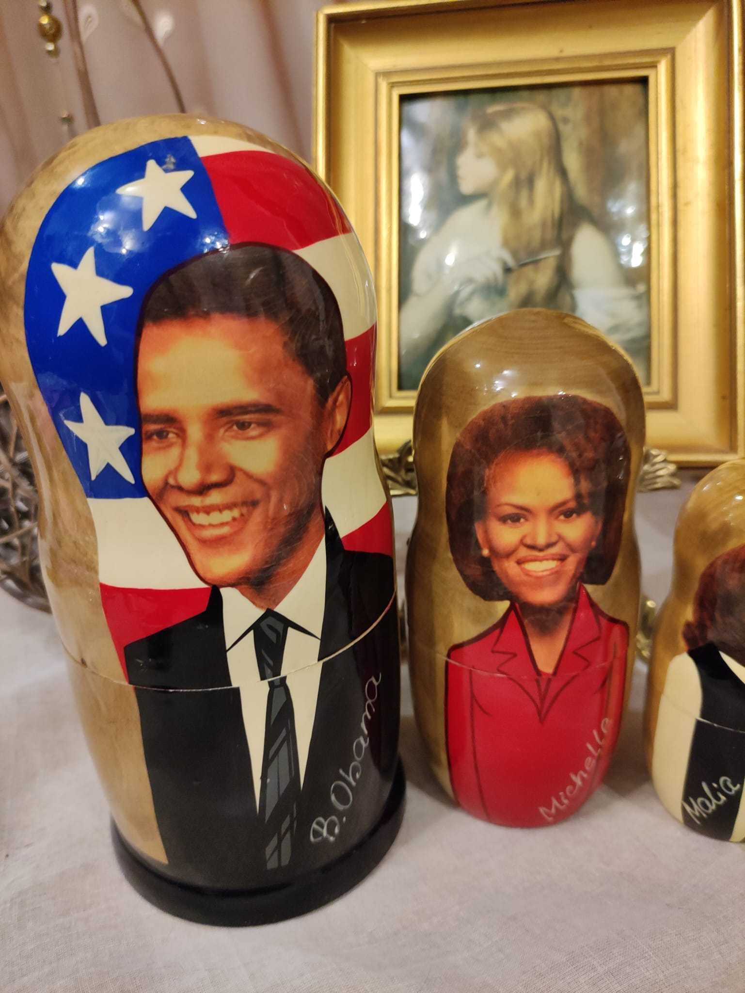 Matryoshka Doll Obama Family