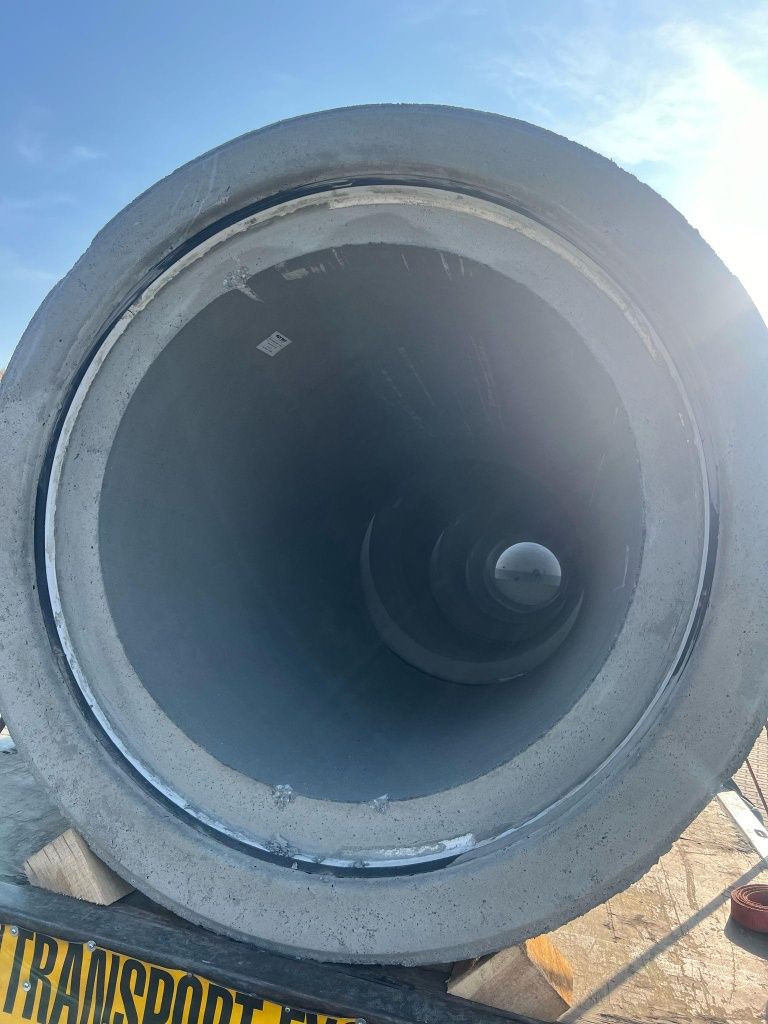 Tuburi din beton armat DN 1200 pana la DN 2000