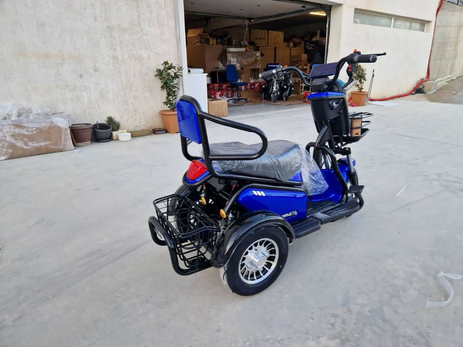 Triciclu electric adulti si varstnici 20ah FARA PERMIS Oferta -23% NOU
