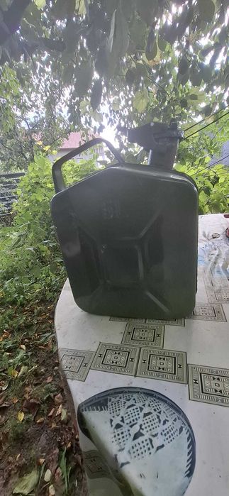 Motocoasă Grünman folosită + canistră benzină 5L + ulei 2T RURIS