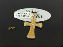 Bijuteria Royal CB : Pandant aur 14k 3,61gr 4cm