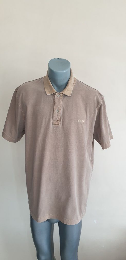 Hugo Boss Peneon Pique Cotton Mens Size XL - 2XL ОРИГИНАЛНА Тениска!