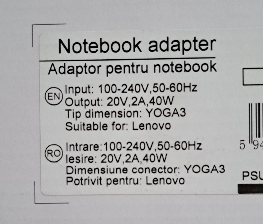 Încărcător laptop,  notebook