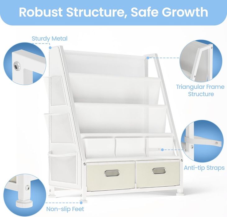 Biblioteca Goteiling raft  organizator cărți jucării camera copii