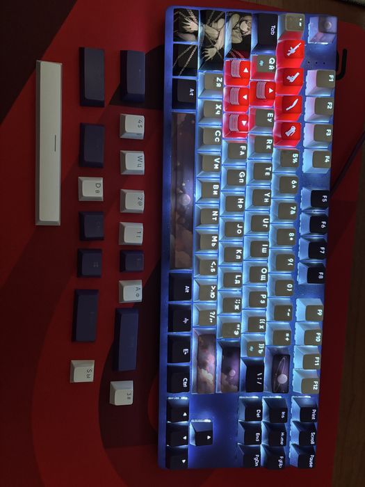 Клавиатура Red Square Keyrox TKL Hyperion RSQ-20039 фиолетовый