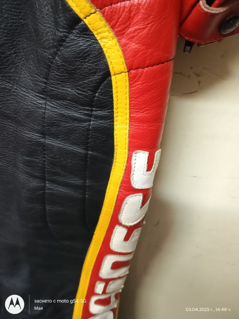 Мото екип цял, кожа, р-р -М,  Dainese