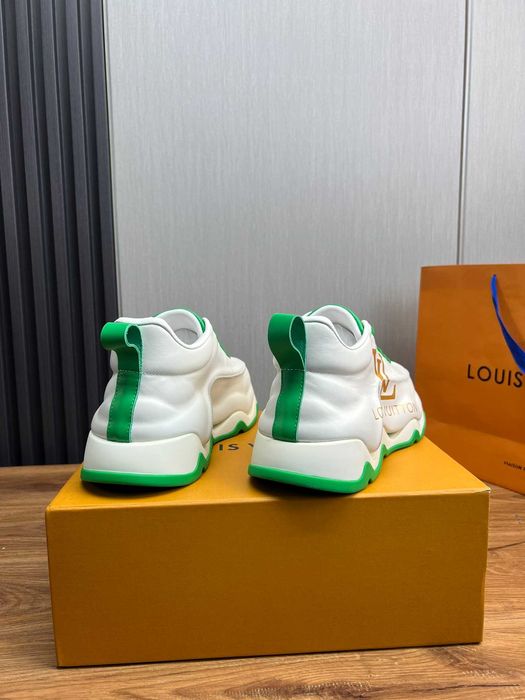 adidasi LV Louis Vuitton albi-verde-auriu si alte modele si marimi