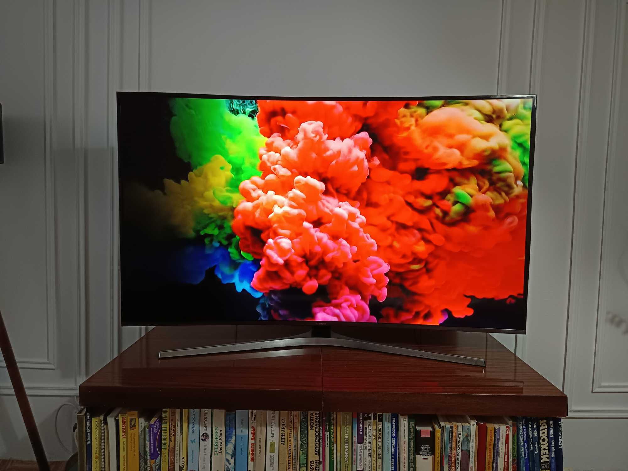 Телевизор Samsung Smart LED 55" 138 см Извит 4K Ultra HD Smart TV WiFi