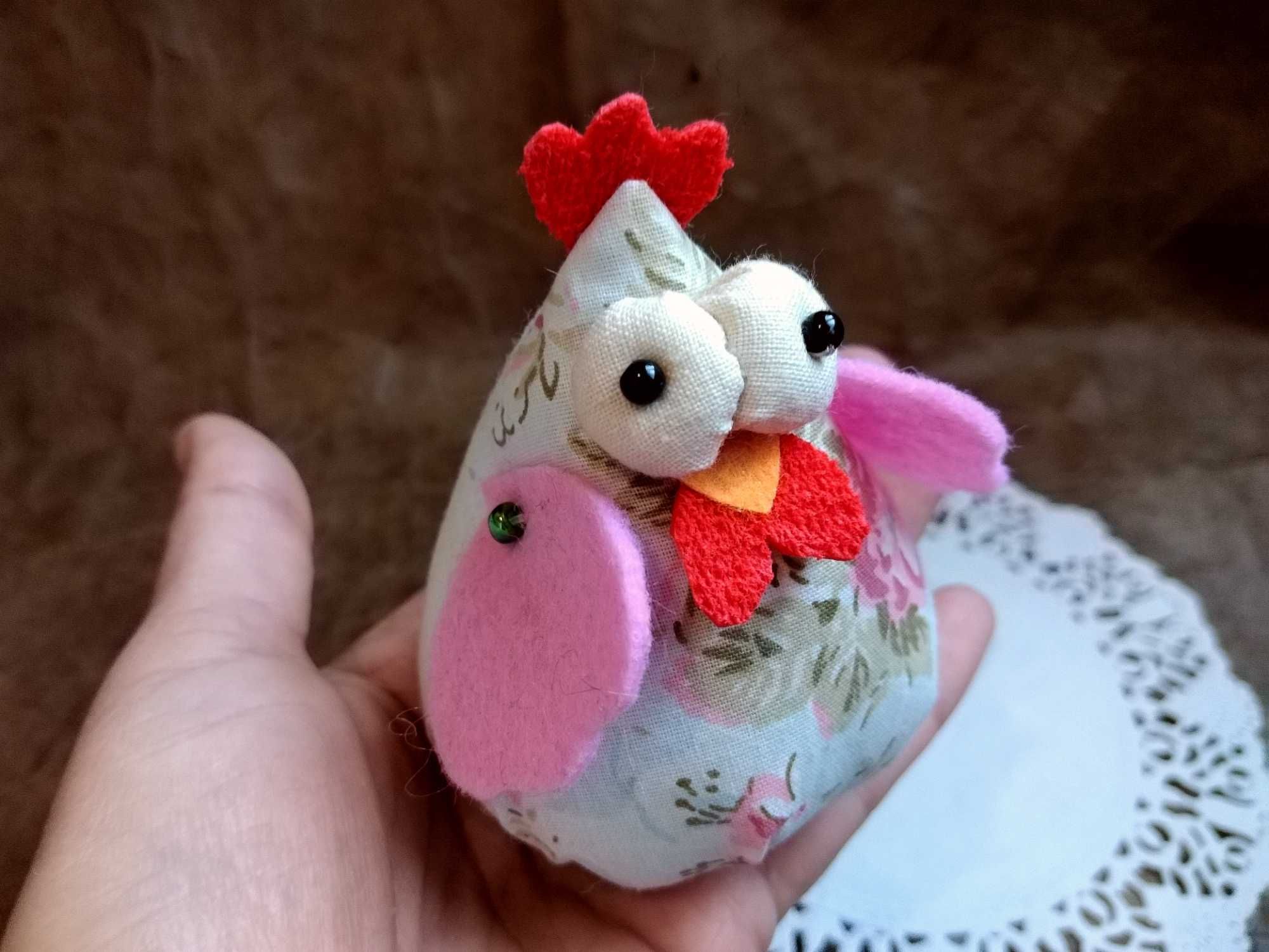 Текстилна Кокошка Великденска  Декорация Подаръчета за Великден