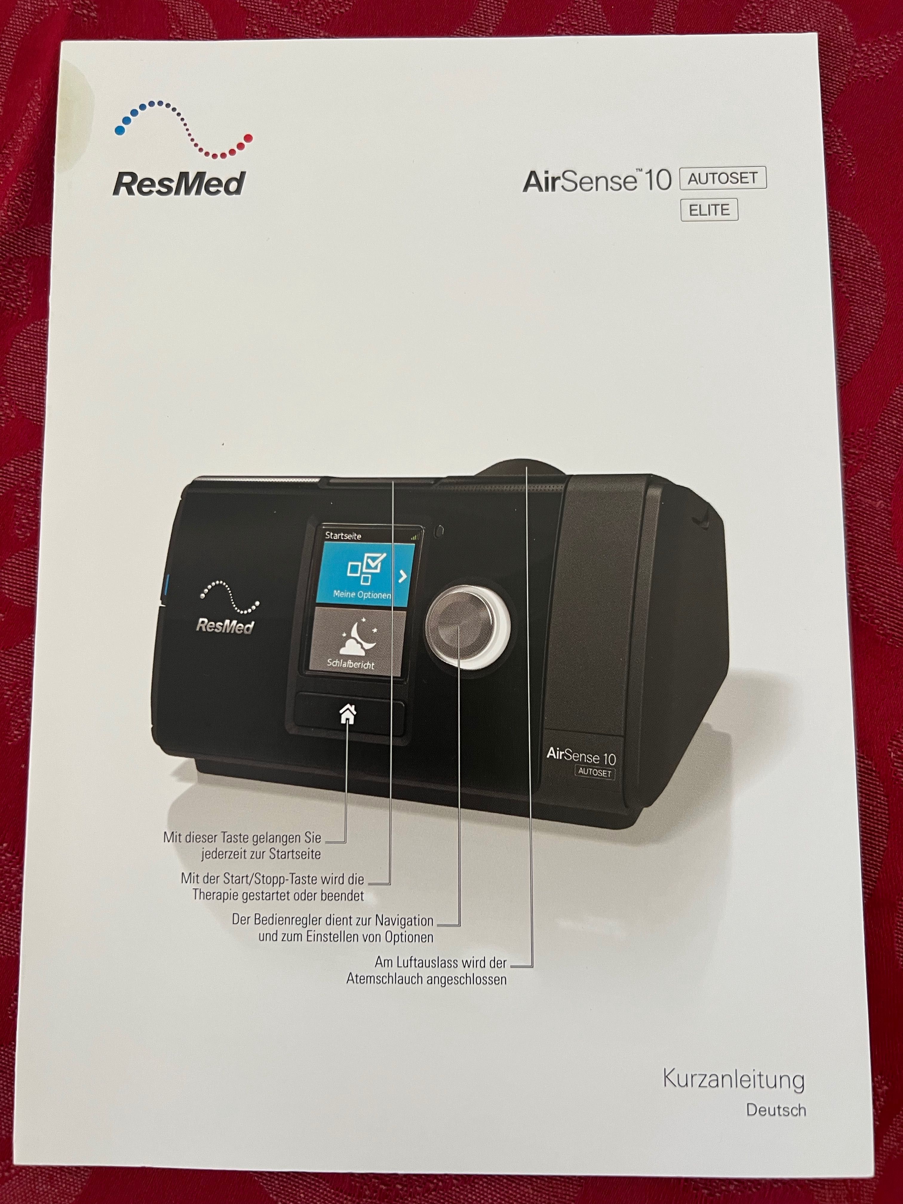 Автоматичен апарат за сънна апнея CPAP, ResMed AirSense 10 Autoset
