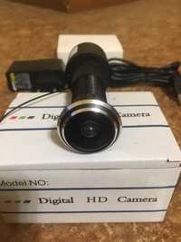 Камера глазок Wi-Fi тревога с фото на телефон 128Гб запись