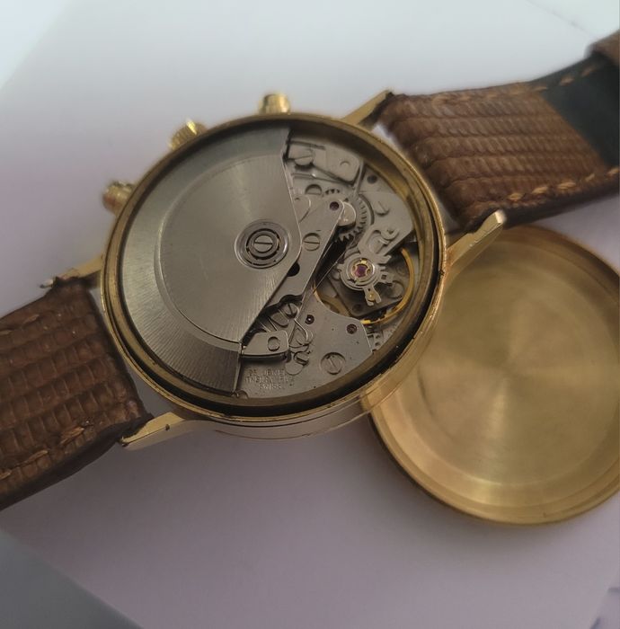 ceas aur 18k Bulova 7750 automatic cronograf